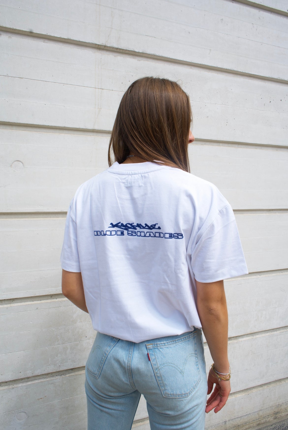 Blue shades classic tee